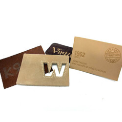 leather badges