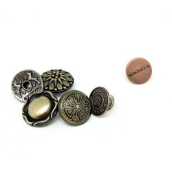 metal buttons