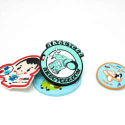rubber badges